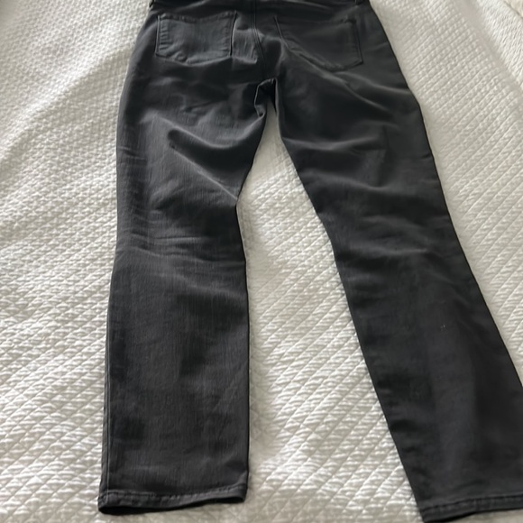 L'Agence Womens Margot High Rise Skinny Jeans 29 Black Stretch Denim - Picture 6 of 9